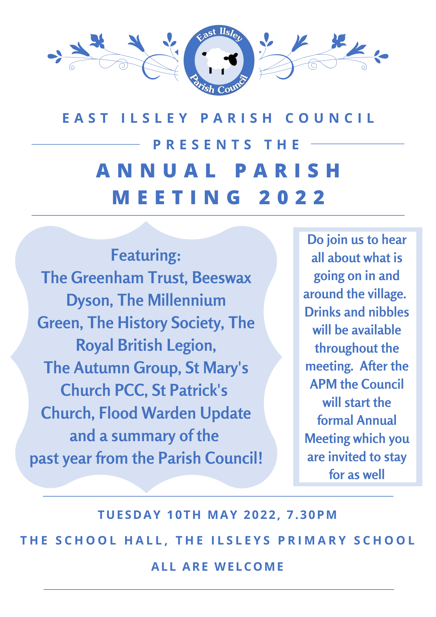 Annual Parish Meeting Poster